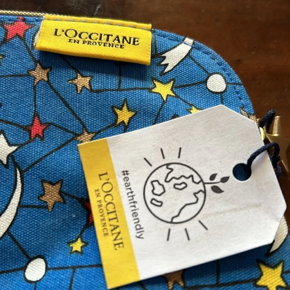 Mac 2 mini lipsticks and 1 lipglass l’Occitane new cosmetic bag